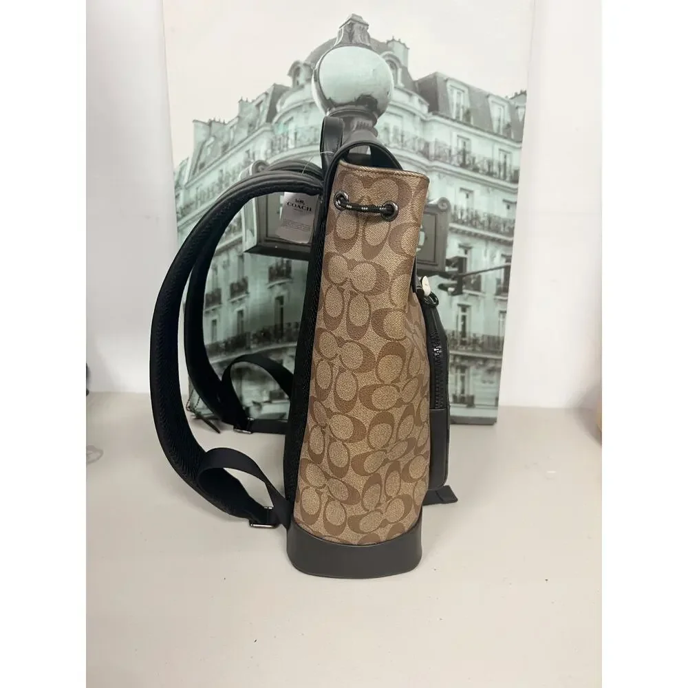 Coach C2949 Turner Backpack In Blocked Signature Canvas